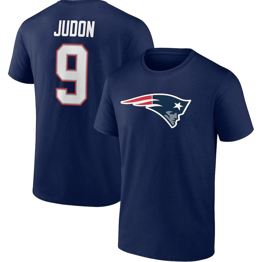 Matthew Judon New England Patriots Player Icon Navy Blue T-Shirt - Dynasty Sports & Framing 