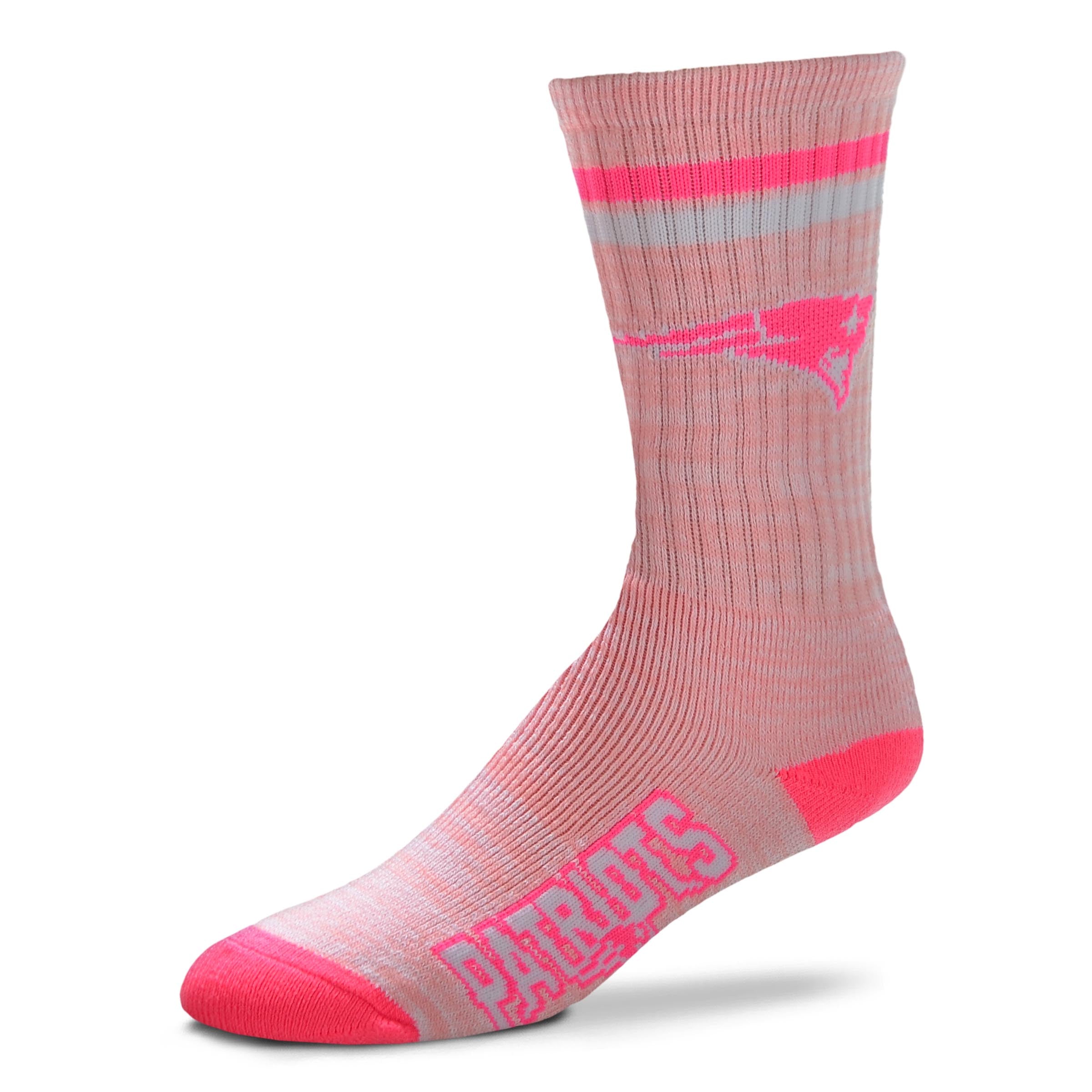 New England Patriots Pretty In Pink NFL Socks - Dynasty Sports & Framing 