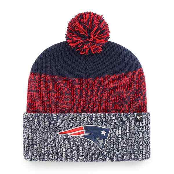 New England Patriots '47 Brand Static Cuffed Knit Hat - Dynasty Sports & Framing 