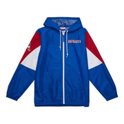 New England Patriots Mitchell & Ness Throw It Back Full Zip Windbreaker Jacket - Dynasty Sports & Framing 