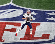 Tom Brady in Action New England Patriots 8" x 10" Football Photo - Dynasty Sports & Framing 