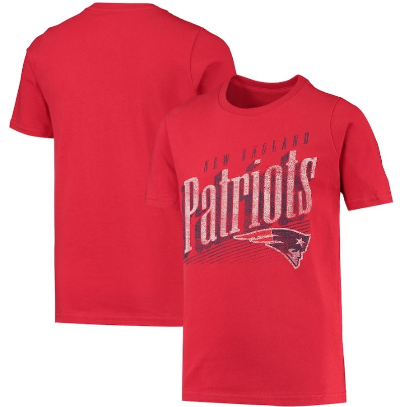 New England Patriots Youth Winning Streak T-Shirt - Red - Dynasty Sports & Framing