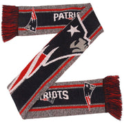 New England Patriots Charcoal Logo Scarf - Dynasty Sports & Framing 