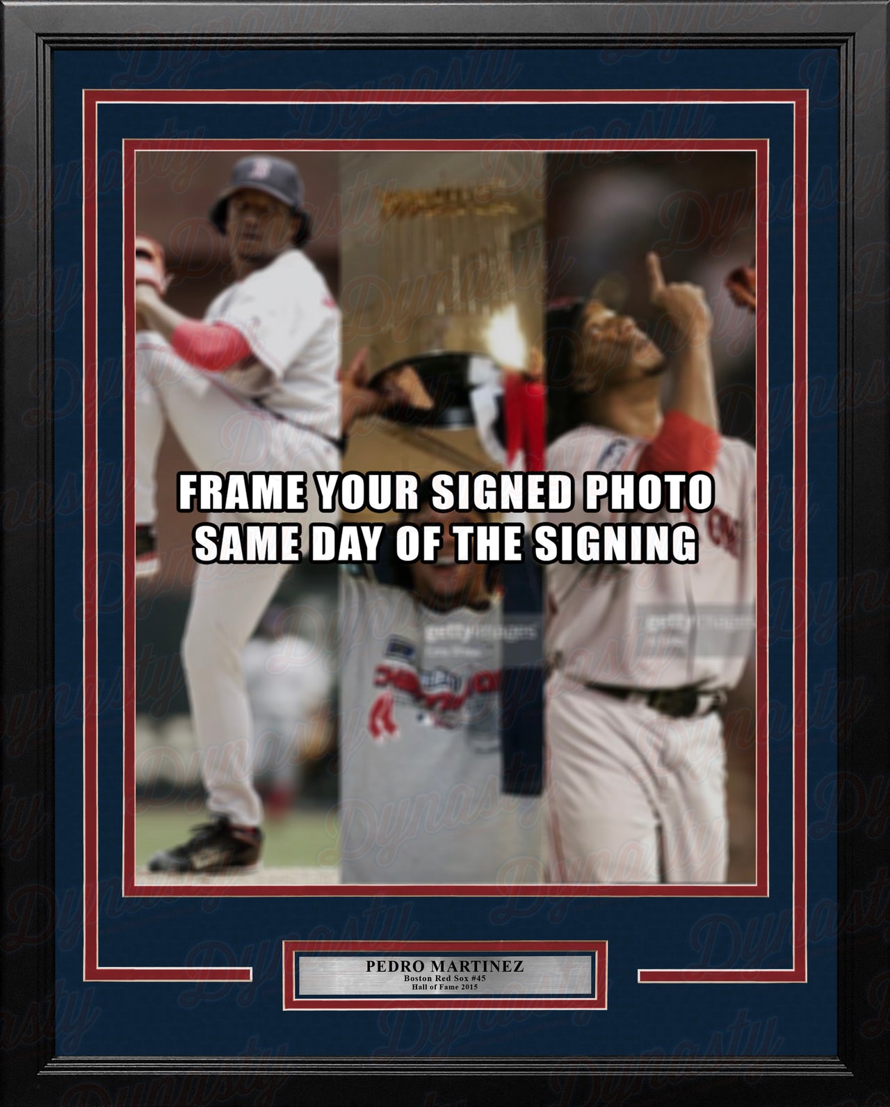 Pedro Martinez Boston Red Sox Photo Frame Kit - Dynasty Sports & Framing 