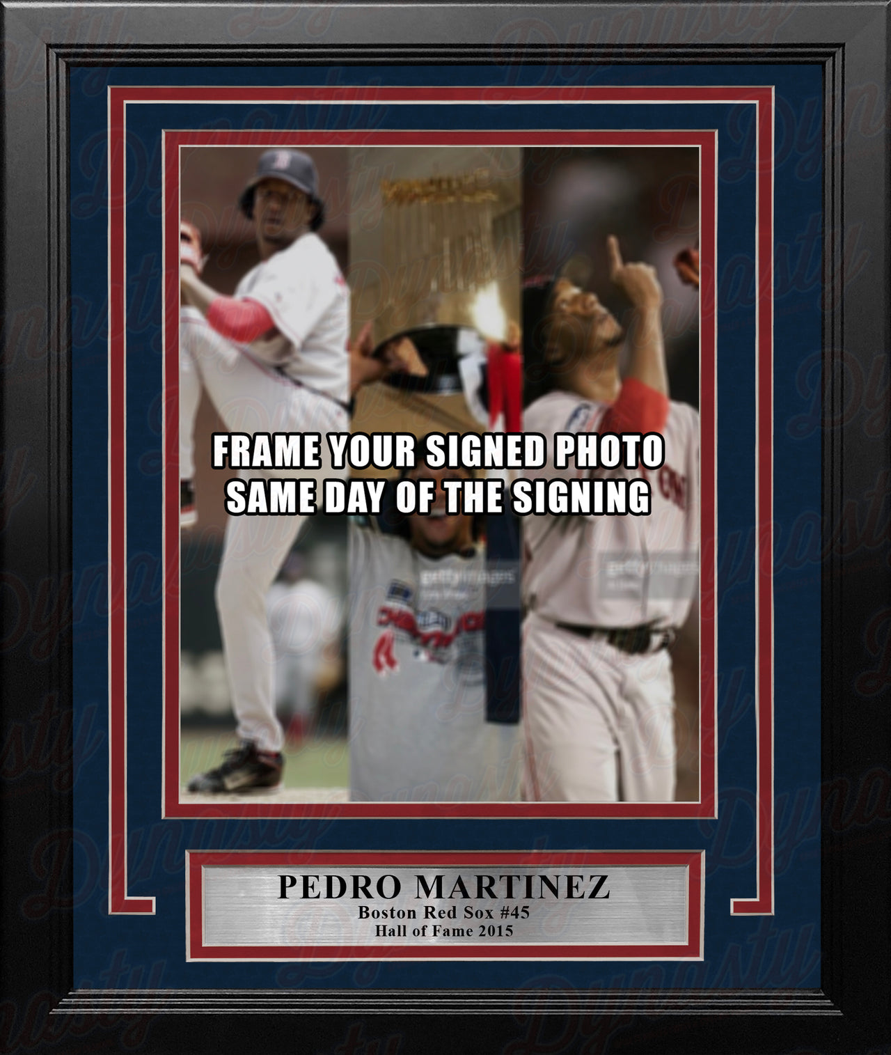 Pedro Martinez Boston Red Sox Photo Frame Kit - Dynasty Sports & Framing 