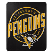 Pittsburgh Penguins 50" x 60" Campaign Fleece Blanket - Dynasty Sports & Framing 