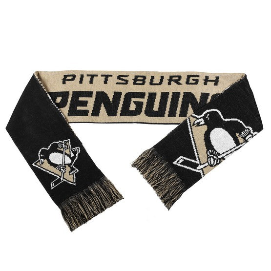 Pittsburgh Penguins Reverse Split Logo Scarf - Dynasty Sports & Framing 