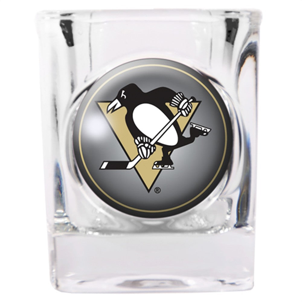 Pittsburgh Penguins Square Shot Glass - Dynasty Sports & Framing 