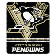 Pittsburgh Penguins NHL Hockey 50" x 60" Fade Away Fleece Blanket - Dynasty Sports & Framing 