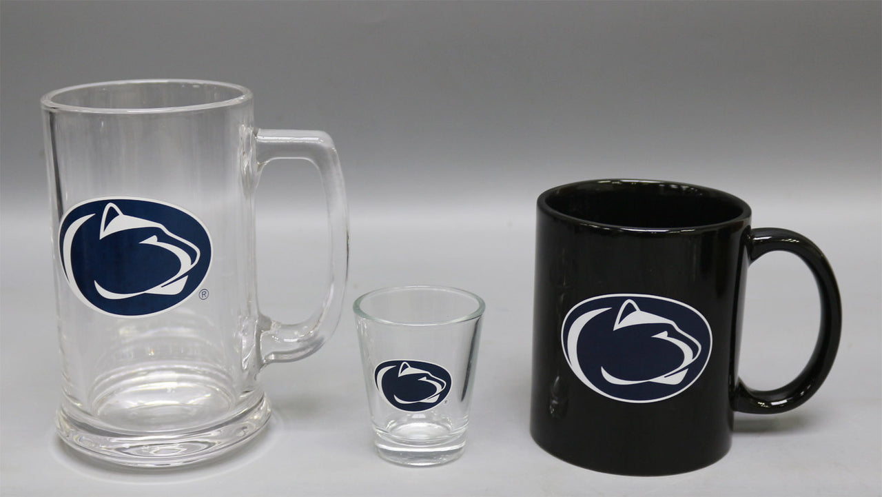Penn State Nittany Lions 3-Piece Glassware Gift Set - Dynasty Sports & Framing 