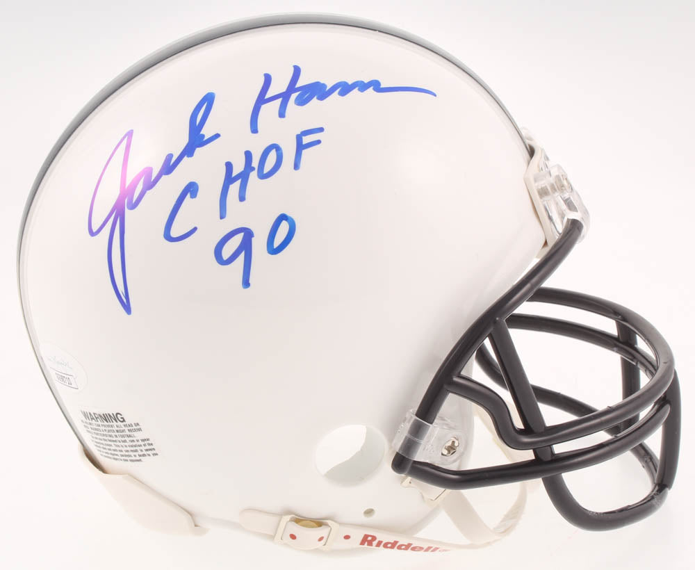 Jack Ham Penn State Nittany Lions Autographed Mini-Helmet with College Hall of Fame Inscription - Dynasty Sports & Framing 