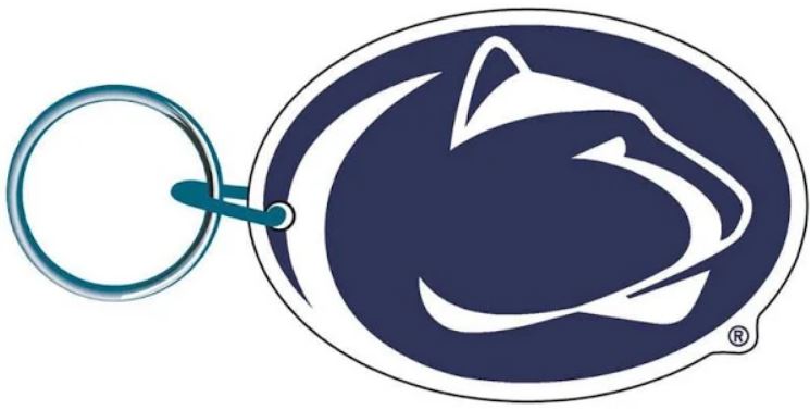Penn State Nittany Lions Acrylic Logo Keychain - Dynasty Sports & Framing 