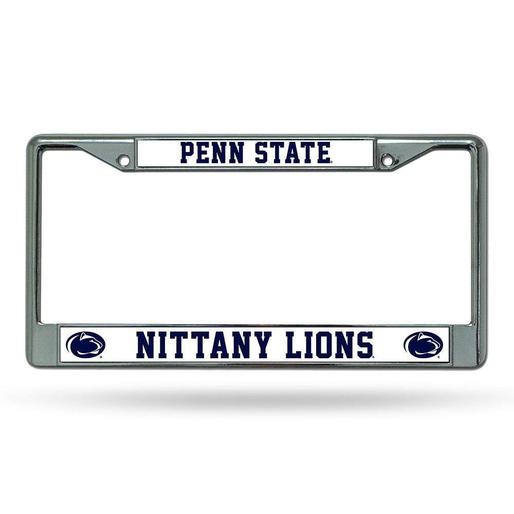 Penn State Nittany Lions NCAA College Chrome License Plate Frame - Dynasty Sports & Framing 