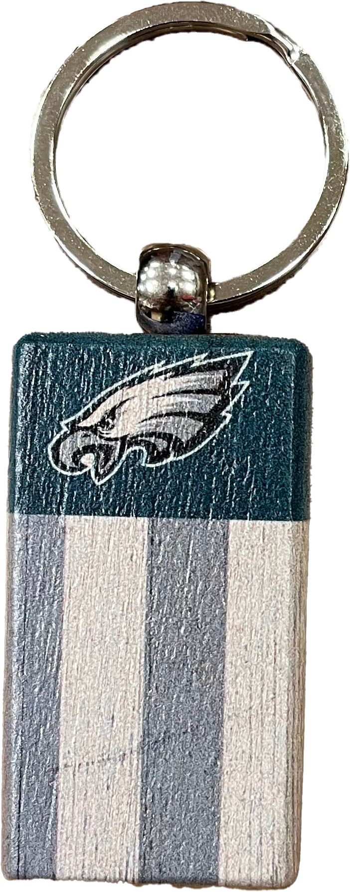 Philadelphia Eagles Rectangle Flag Keychain - Dynasty Sports & Framing 