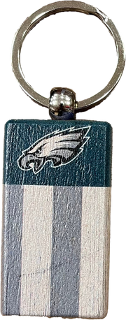 Philadelphia Eagles Rectangle Flag Keychain - Dynasty Sports & Framing 