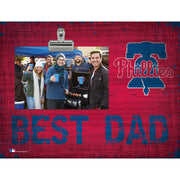 Philadelphia Phillies 8'' x 10.5'' Best Dad Clip Frame - Dynasty Sports & Framing 