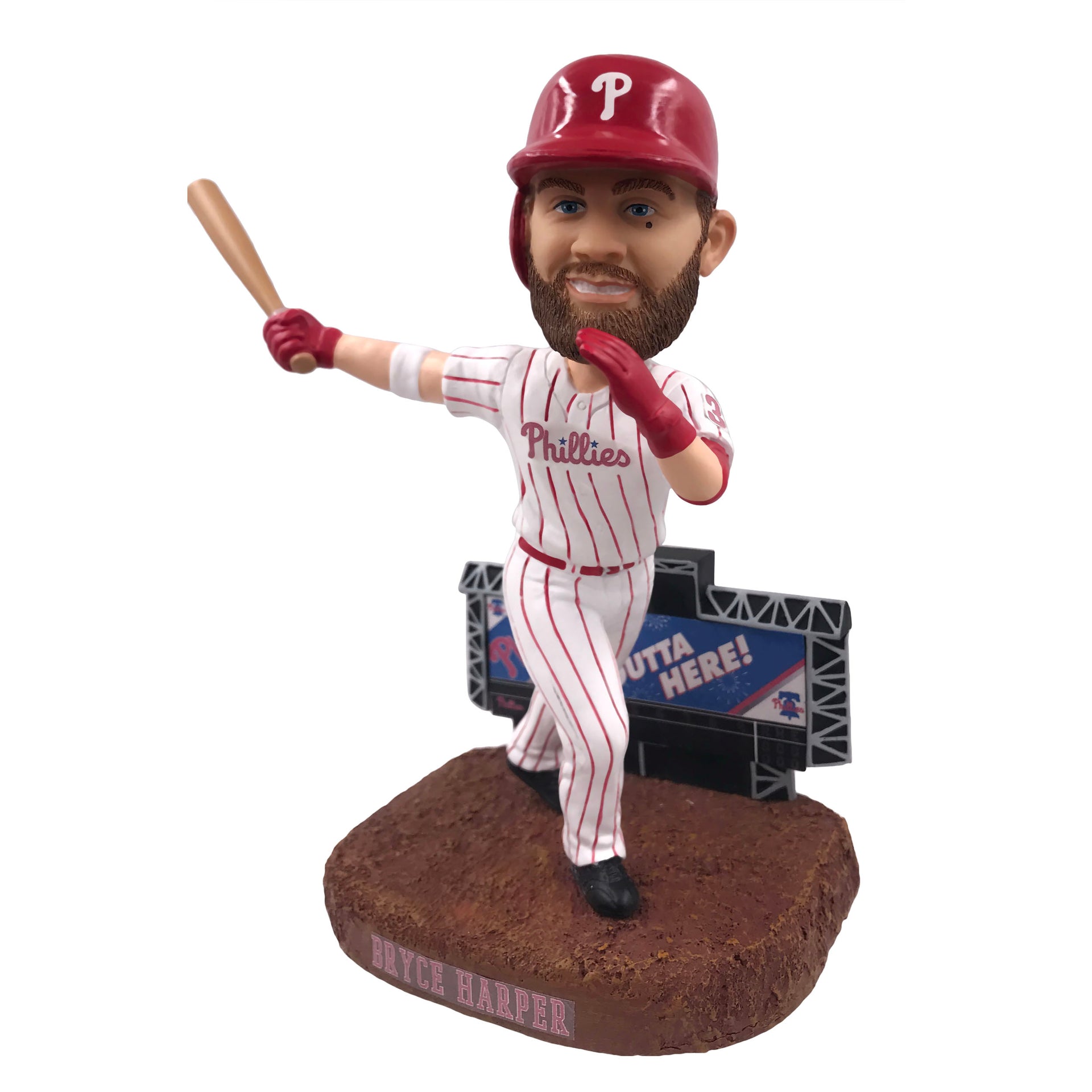 Bryce Harper Philadelphia Phillies Scoreboard Bobblehead - Dynasty Sports & Framing 