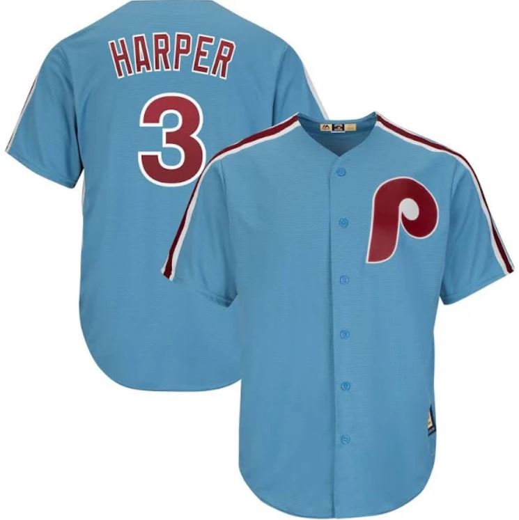 Homage Bryce Harper & Rhys Hoskins Philadelphia Phillies Heathered Red MLB  Jam Player Tri-Blend T-Shirt