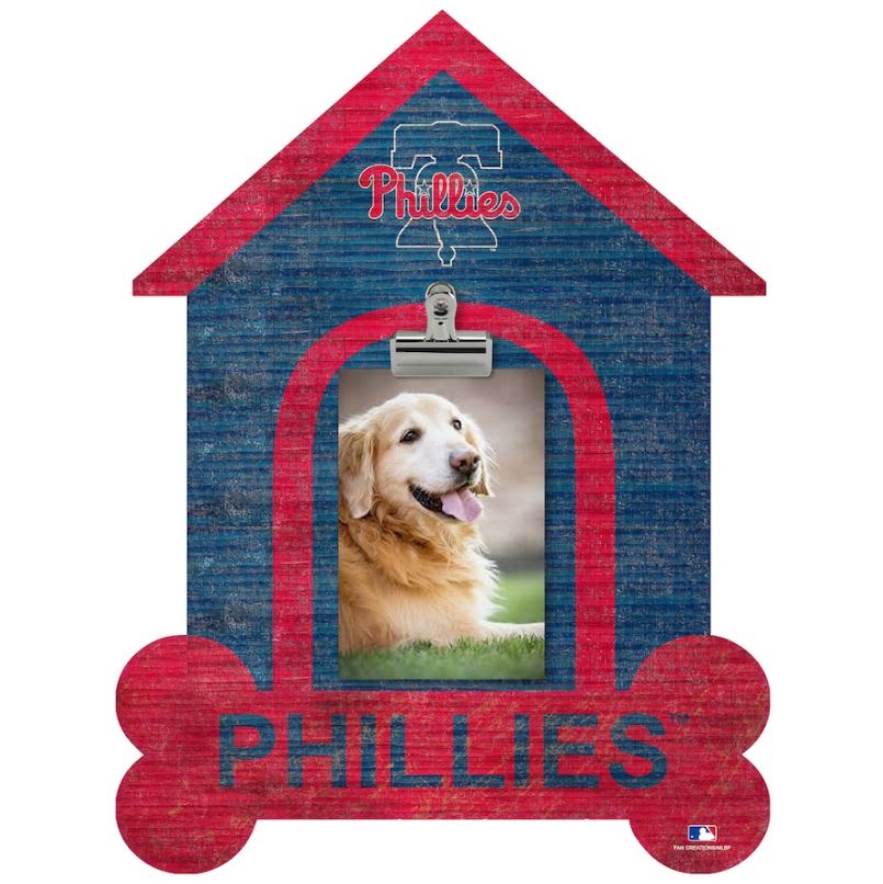 Philadelphia Phillies Dog Bone House Clip Frame - Dynasty Sports & Framing 