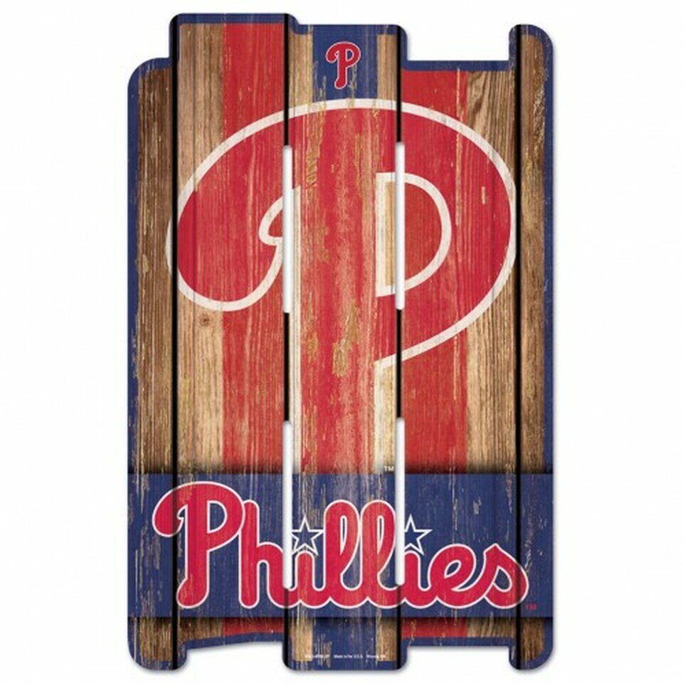 Philadelphia Phillies 11" x 17" Baseball Fence Sign - Dynasty Sports & Framing 