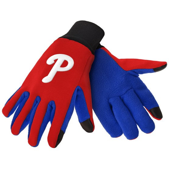 Philadelphia Phillies MLB Baseball Texting Gloves - Dynasty Sports & Framing 