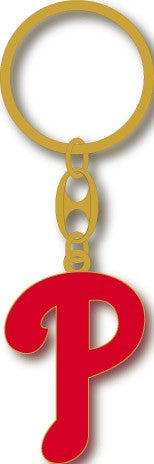 Philadelphia Phillies MLB Baseball Logo Keychain - Dynasty Sports & Framing 