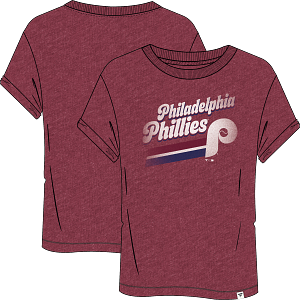 Philadelphia Phillies Throwback Snow-Washed Heritage Cooperstown Collection T-Shirt - Dynasty Sports & Framing 