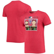 Bryce Harper & Rhys Hoskins Philadelphia Phillies Homage MLB Jam T-Shirt – Heathered Red - Dynasty Sports & Framing 