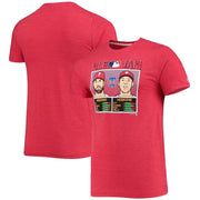 Bryce Harper & Rhys Hoskins Philadelphia Phillies Homage MLB Jam T-Shirt – Heathered Red - Dynasty Sports & Framing 