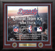 Philadelphia Phillies Throwback Custom MLB Baseball 11x14 Picture Frame Kit (Multiple Colors) - Dynasty Sports & Framing 