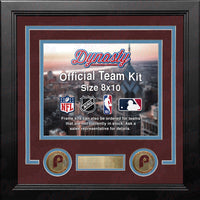 Philadelphia Phillies Throwback Custom MLB Baseball 8x10 Picture Frame Kit (Multiple Colors) - Dynasty Sports & Framing 