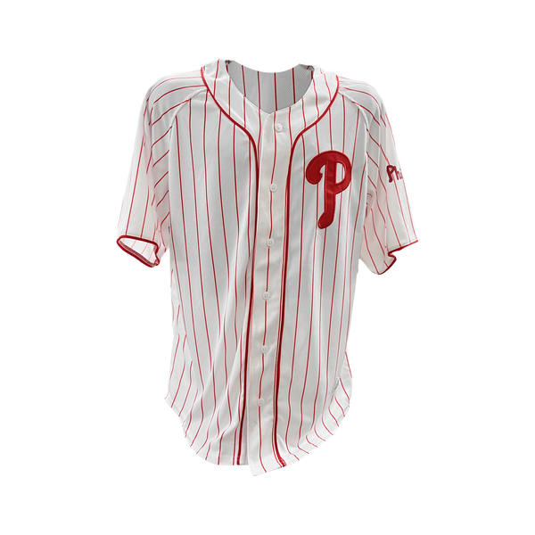 MLB メジャー　Phillies ストライプ ユニフォーム　フィリーズ 楽天市場】□ MLB オフィシャル Majestic フィラデルフィア