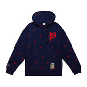 Philadelphia Phillies Mitchell & Ness Navy Blue Throwback Repeat Hoodie - Dynasty Sports & Framing 