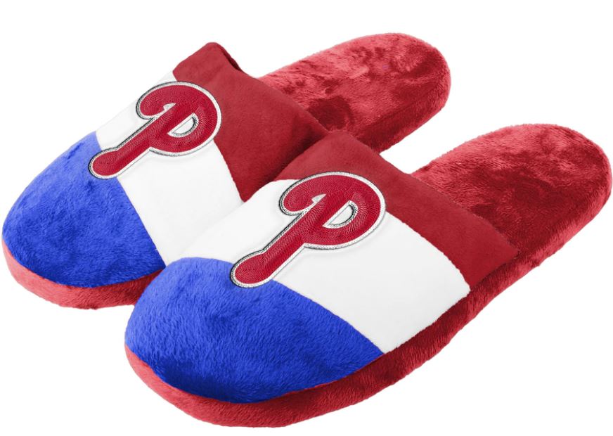 Philadelphia Phillies Colorblock Slide Slippers - Dynasty Sports & Framing 