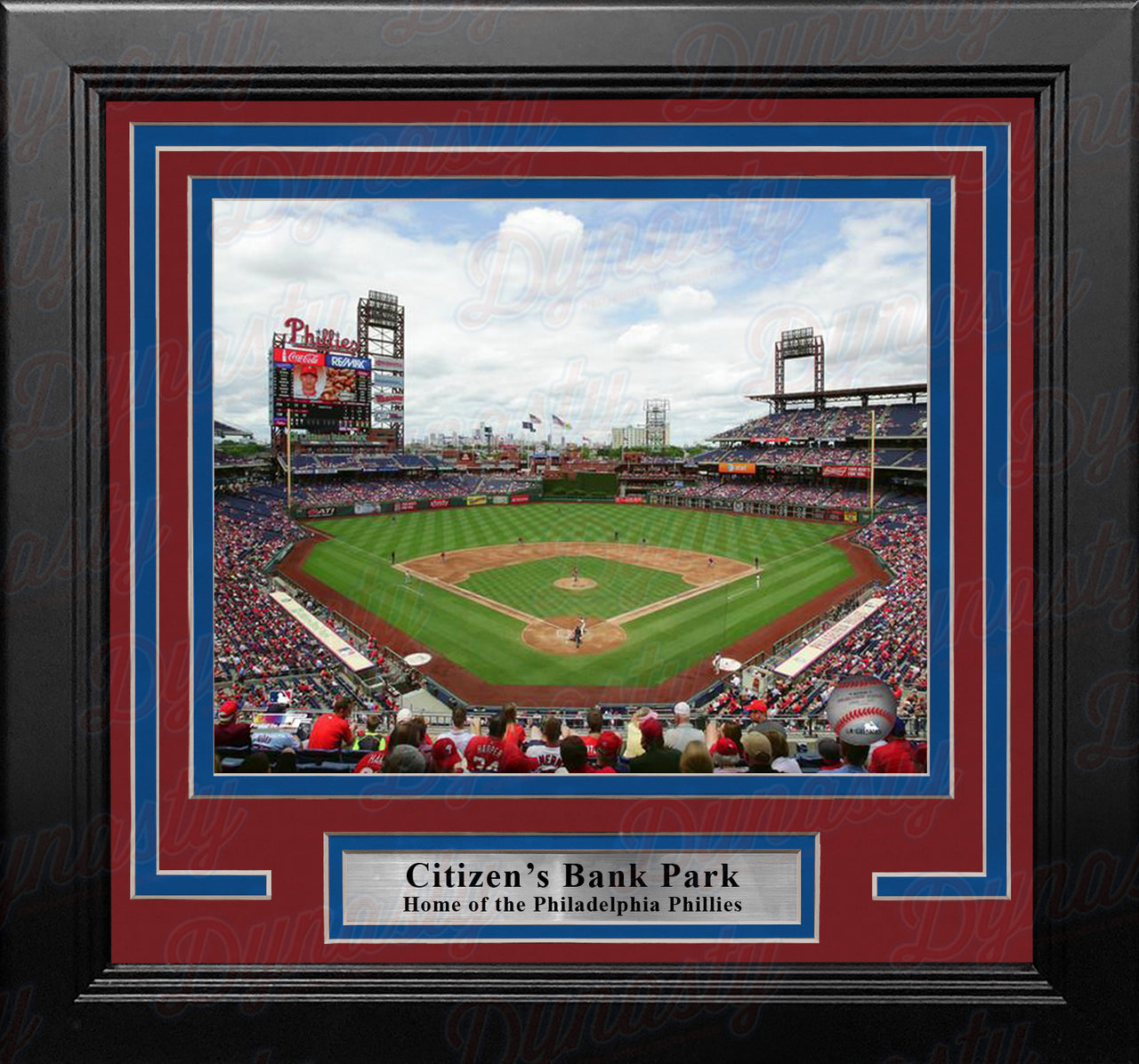 Philadelphia Phillies Citizen's Bank Park MLB Baseball 8" x 10" Framed and Matted Stadium Photo - Dynasty Sports & Framing 