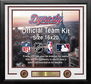 Philadelphia Phillies Throwback Custom MLB Baseball 16x20 Picture Frame Kit (Multiple Colors) - Dynasty Sports & Framing 
