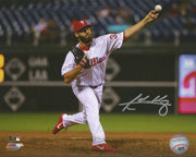 Adam Morgan Philadelphia Phillies Autographed MLB Baseball 8" x 10" Photo - Dynasty Sports & Framing 