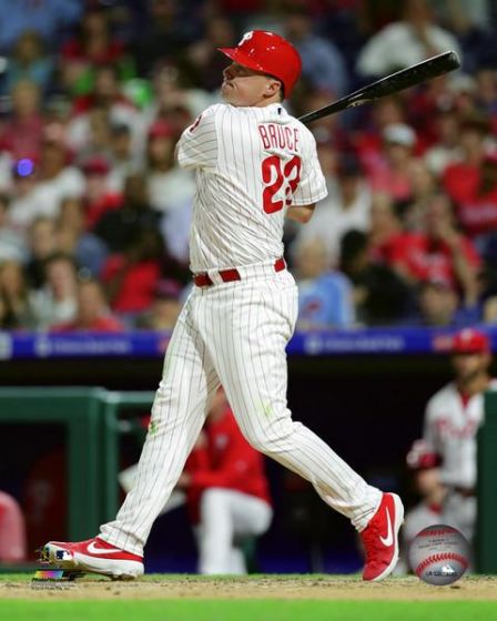 Jay Bruce Philadelphia Phillies MLB Baseball 8" x 10" Photo - Dynasty Sports & Framing 