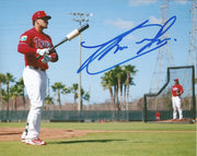 Jorge Alfaro On Field Autographed Philadelphia Phillies 11" x 14" Baseball Photo - Dynasty Sports & Framing 