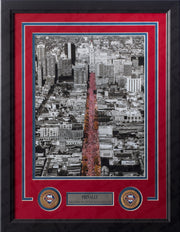 Philadelphia Phillies 2008 World Series Parade on Broad Street MLB Baseball Framed and Matted Photo - Dynasty Sports & Framing 