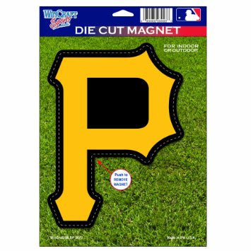 Pittsburgh Pirates MLB Baseball 8" Die-Cut Magnet - Dynasty Sports & Framing 