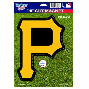 Pittsburgh Pirates MLB Baseball 8" Die-Cut Magnet - Dynasty Sports & Framing
