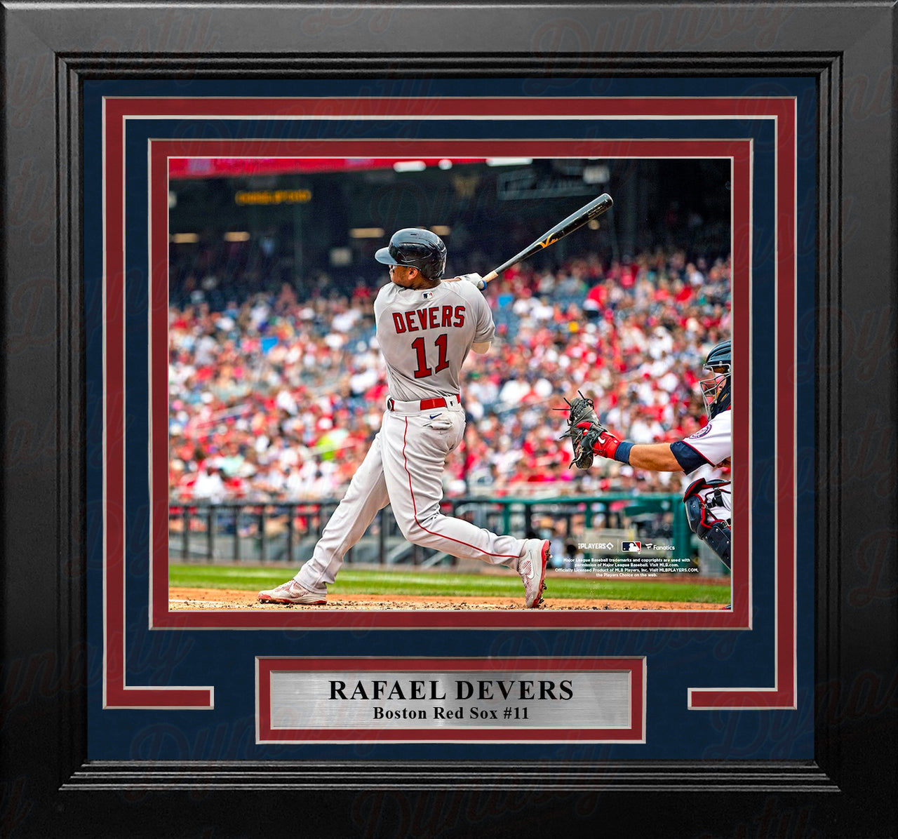 Rafael Devers in Action Boston Red Sox 8" x 10" Framed Baseball Photo - Dynasty Sports & Framing 