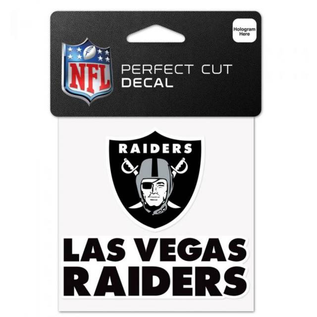 Las Vegas Raiders 4" x 4" Decal - Dynasty Sports & Framing 
