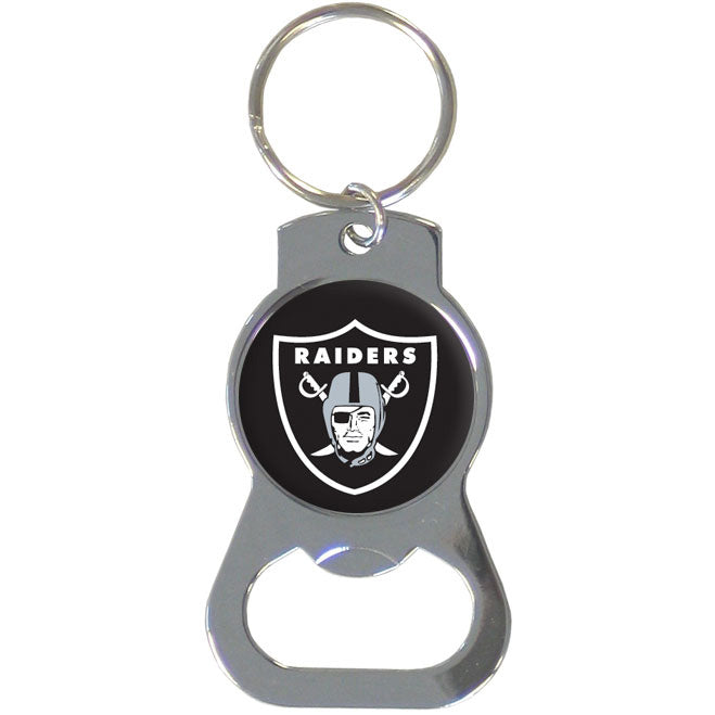 Las Vegas Raiders Logo Bottle Opener Keychain - Dynasty Sports & Framing 