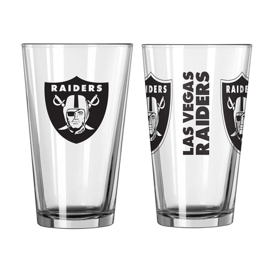 Las Vegas Raiders Game Day Pint Glass - Dynasty Sports & Framing 