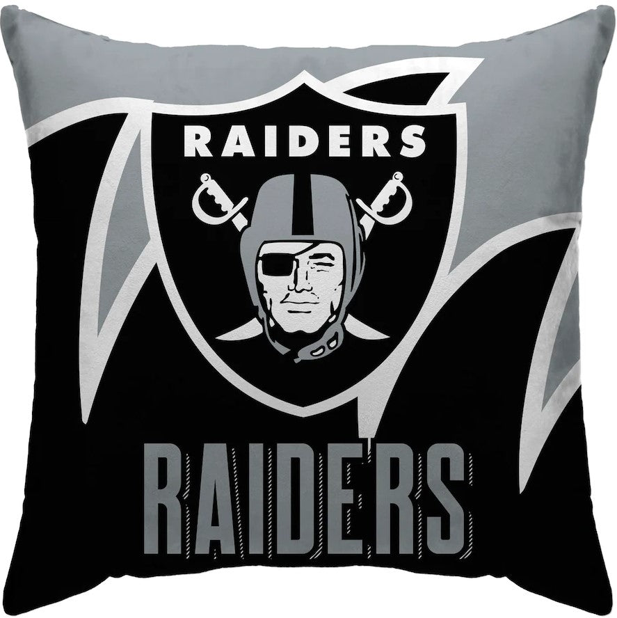 Las Vegas Raiders 18'' x 18'' Splash Décor Pillow - Dynasty Sports & Framing 