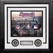 Las Vegas Raiders Custom NFL Football 8x10 Picture Frame Kit (Multiple Colors) - Dynasty Sports & Framing 