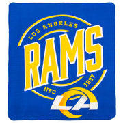 Los Angeles Rams 50" x 60" Campaign Fleece Blanket - Dynasty Sports & Framing 