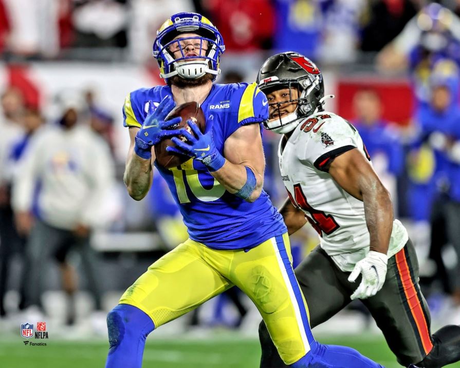 Cooper Kupp Playoff Action Los Angeles Rams 8" x 10" Football Photo - Dynasty Sports & Framing 